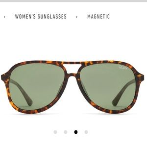 Quay Magnetic Tortoise Sunglasses
